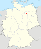Vehlin in Deutschlandkarte